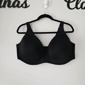 NWT soma Vanishing 360 Wireless Black Bra Size 44DD